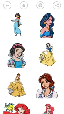 Draw Princesses android App screenshot 5